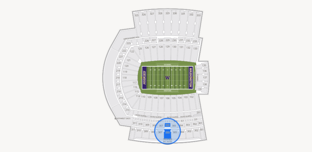 Husky Stadium Seating Chart