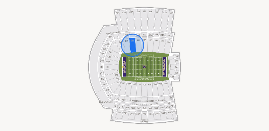Husky Stadium Seating Chart