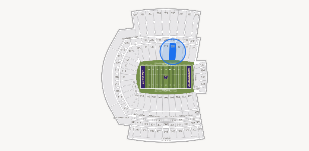 Husky Stadium Seating Chart