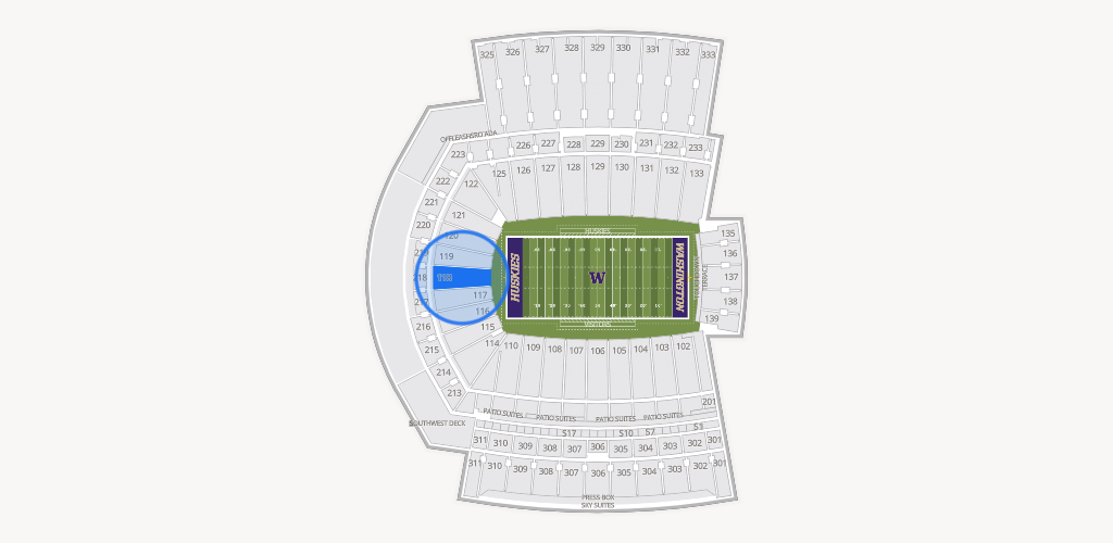 Husky Stadium Seating Chart