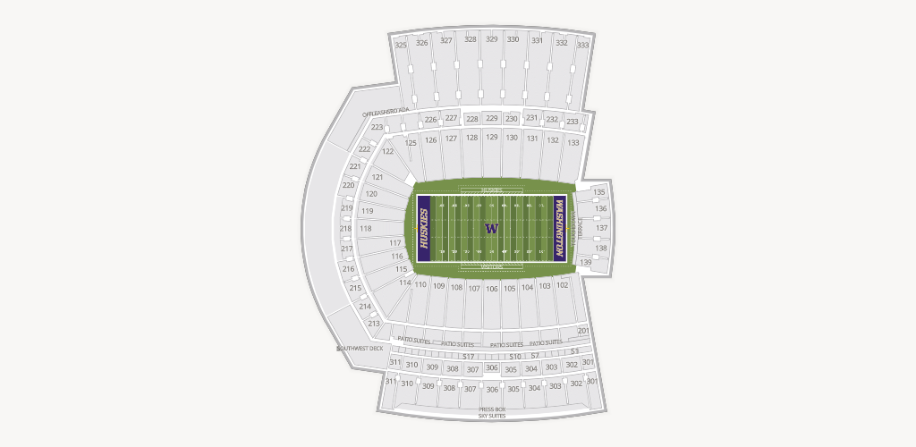 Husky Stadium Seating Chart
