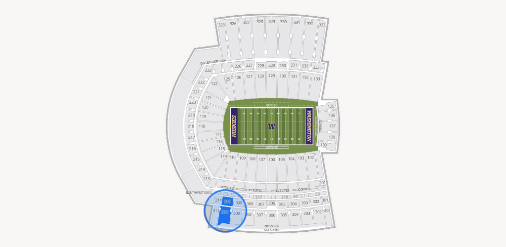 Husky Stadium Seating Chart