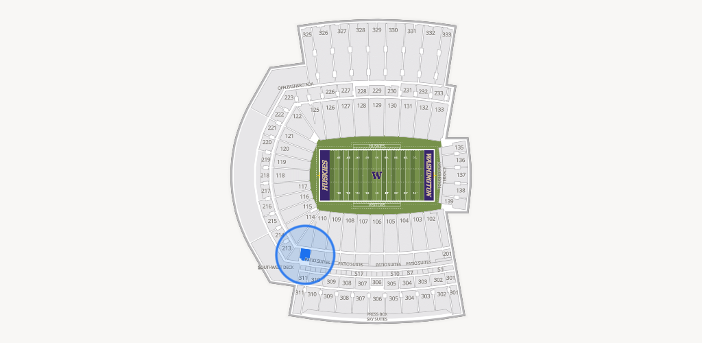 Husky Stadium Seating Chart