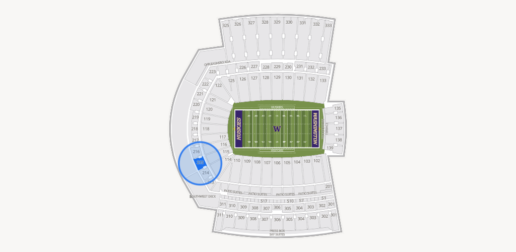 Husky Stadium Seating Chart
