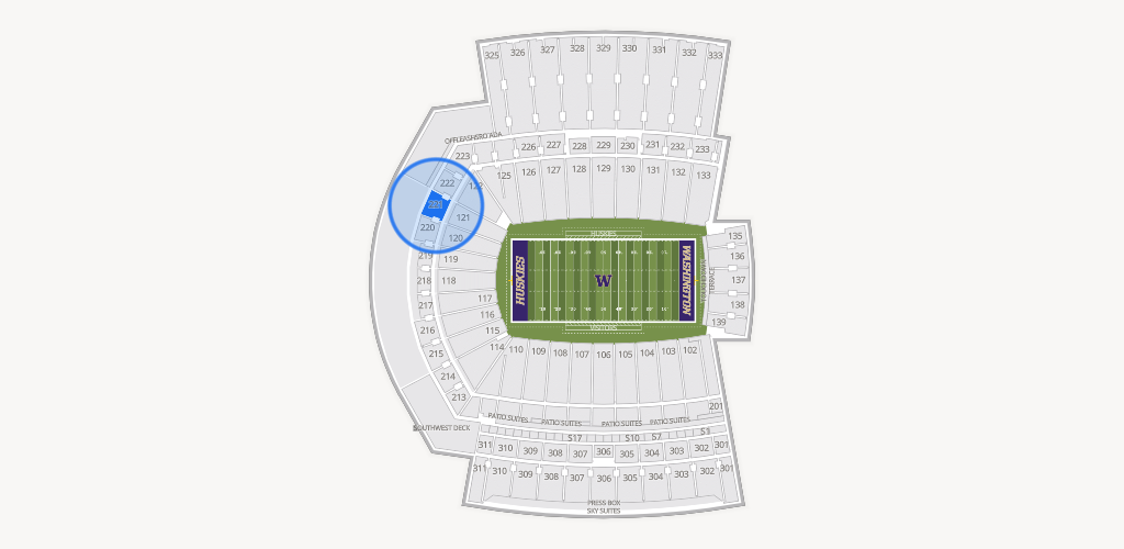 Husky Stadium Seating Chart