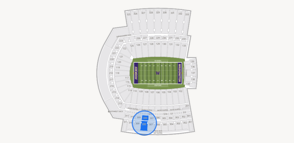 Husky Stadium Seating Chart