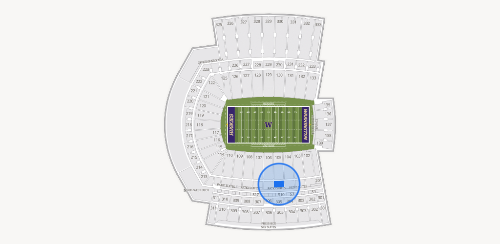Husky Stadium Seating Chart