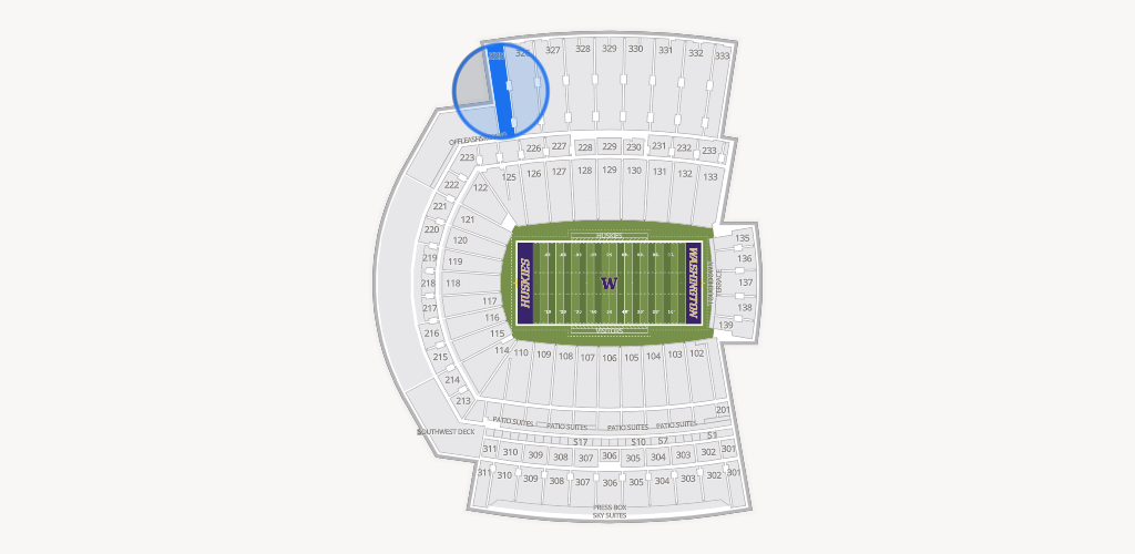 Husky Stadium Seating Chart
