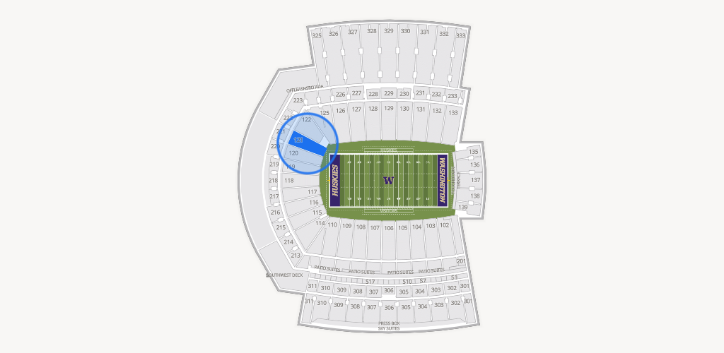 Husky Stadium Seating Chart