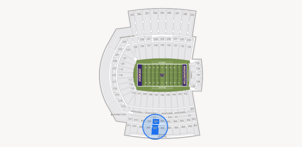 Husky Stadium Seating Chart