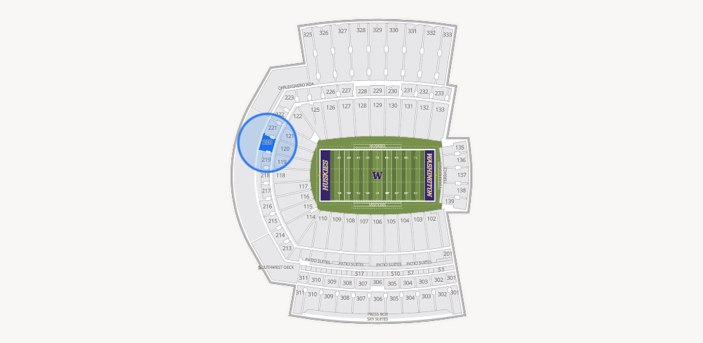 Husky Stadium Seating Chart