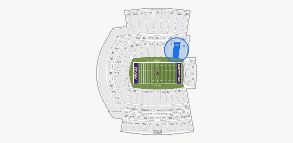 Husky Stadium Seating Chart