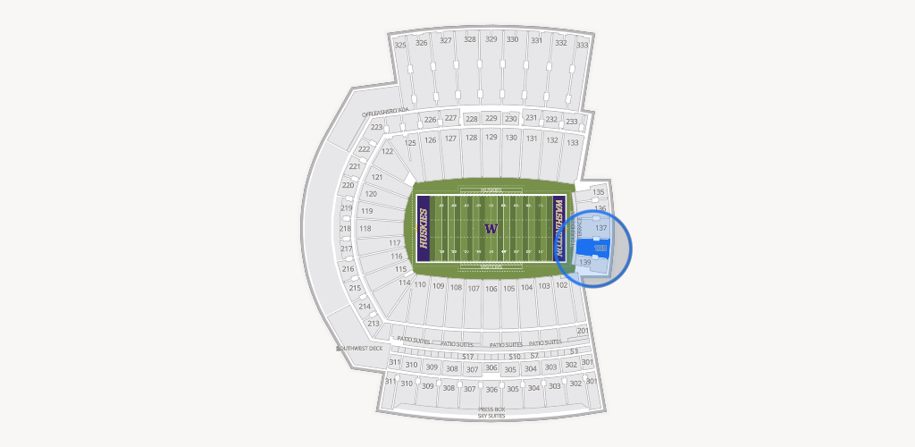 Husky Stadium Seating Chart
