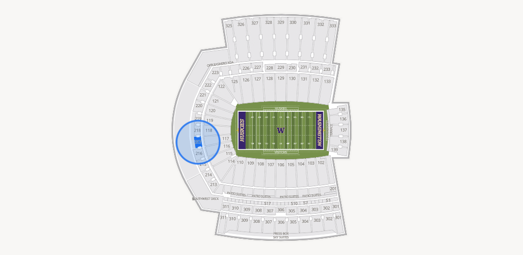 Husky Stadium Seating Chart
