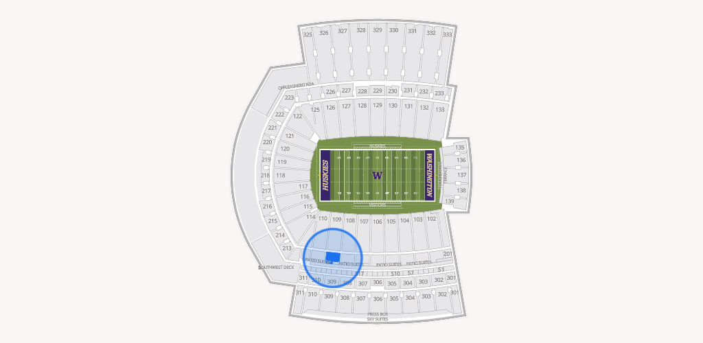 Husky Stadium Seating Chart