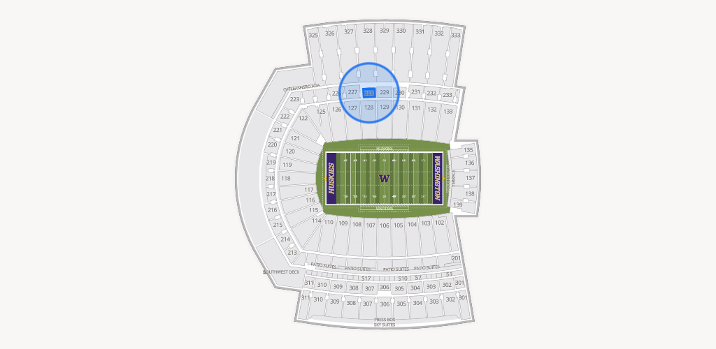 Husky Stadium Seating Chart