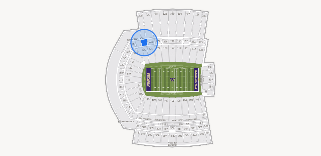 Husky Stadium Seating Chart