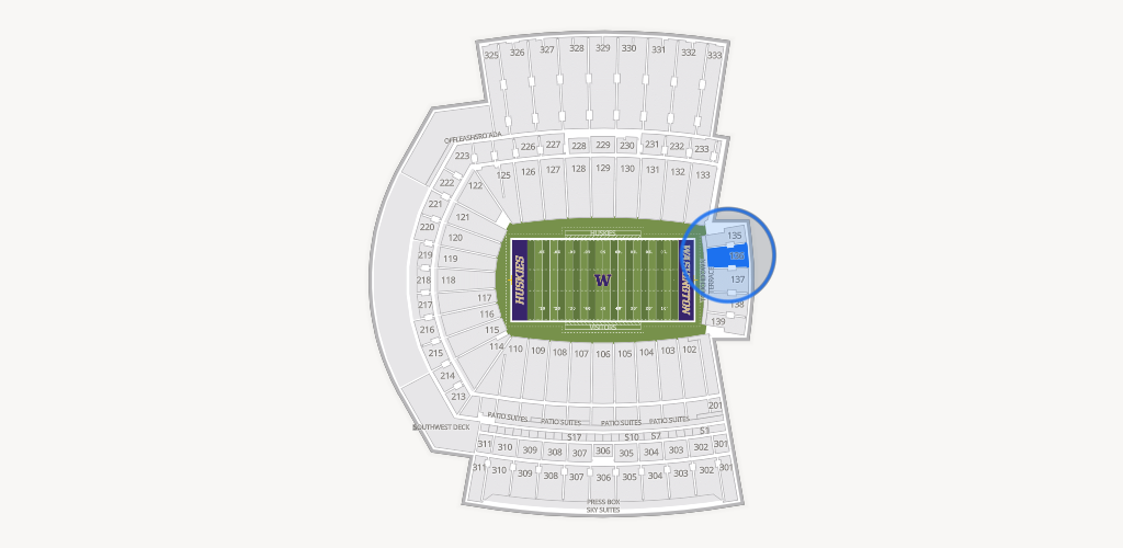 Husky Stadium Seating Chart