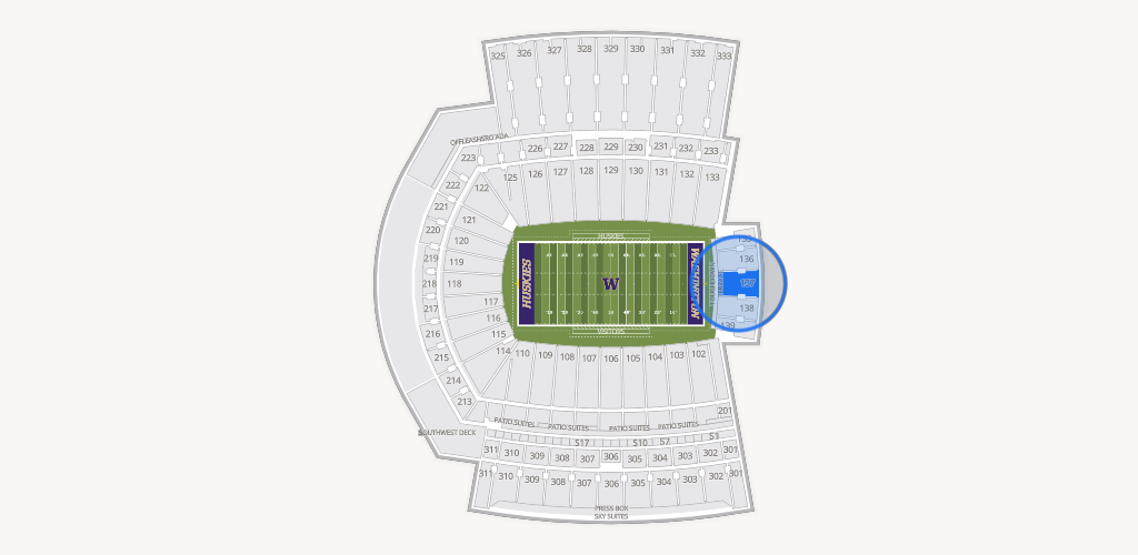 Husky Stadium Seating Chart