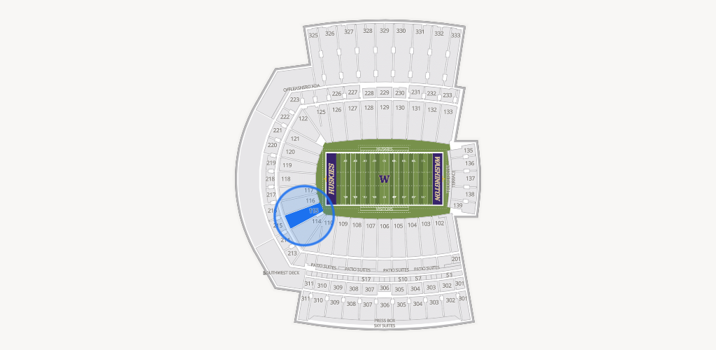 Husky Stadium Seating Chart