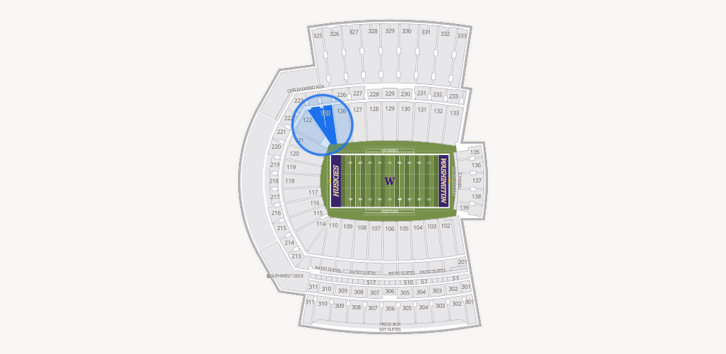 Husky Stadium Seating Chart