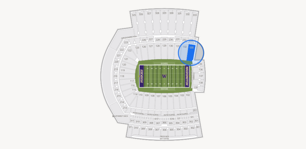 Husky Stadium Seating Chart
