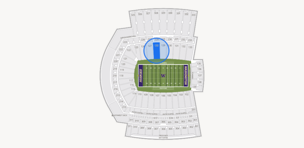 Husky Stadium Seating Chart