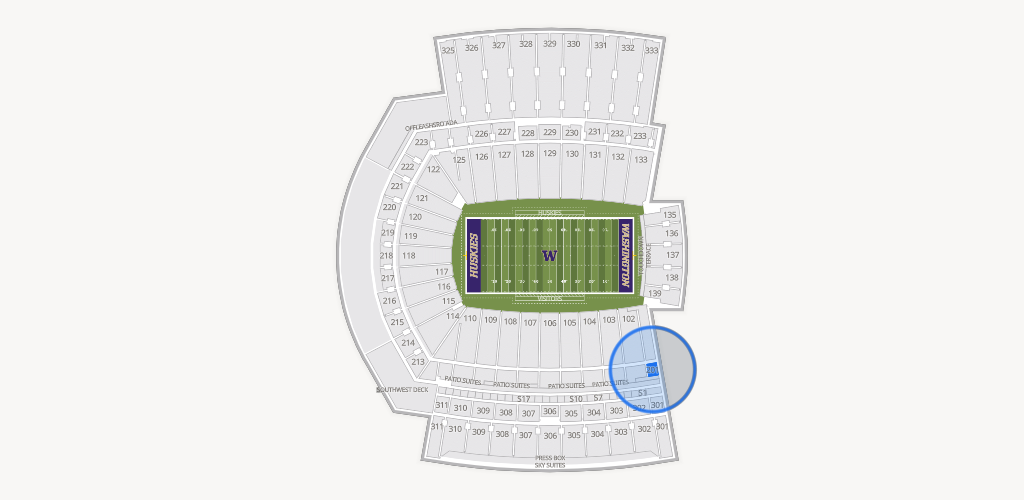 Husky Stadium Seating Chart