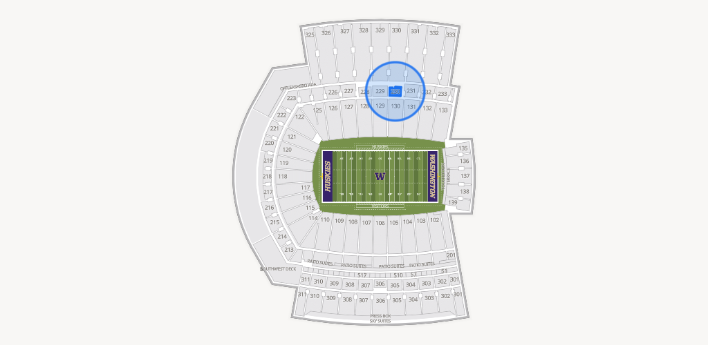 Husky Stadium Seating Chart