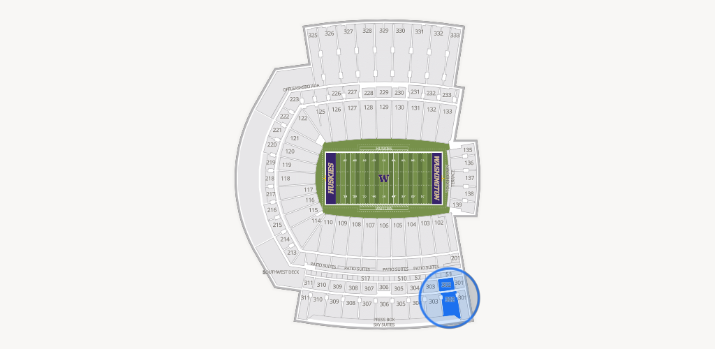 Husky Stadium Seating Chart