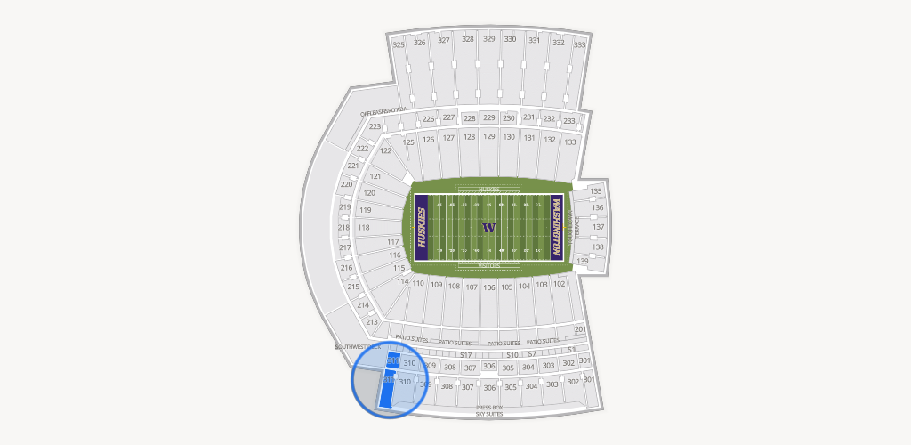 Husky Stadium Seating Chart
