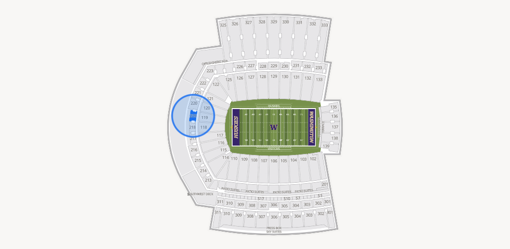 Husky Stadium Seating Chart