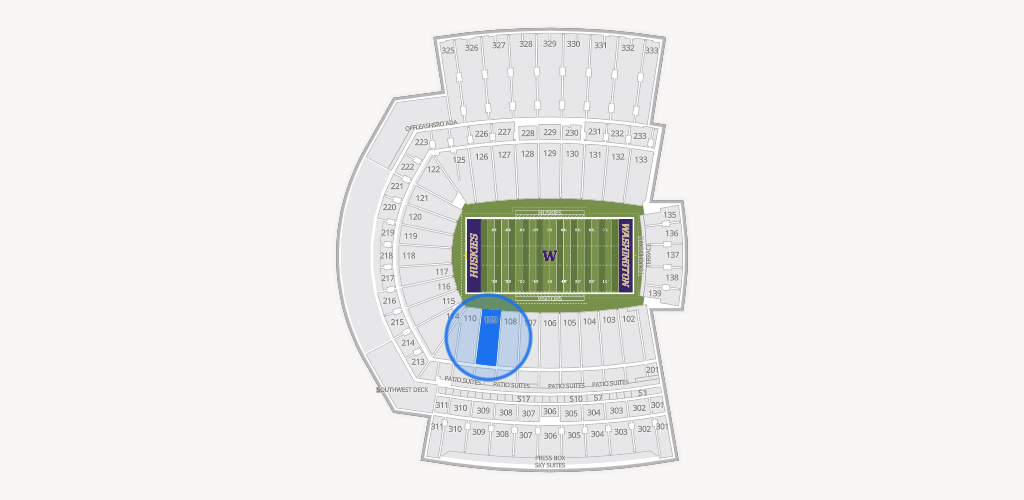 Husky Stadium Seating Chart