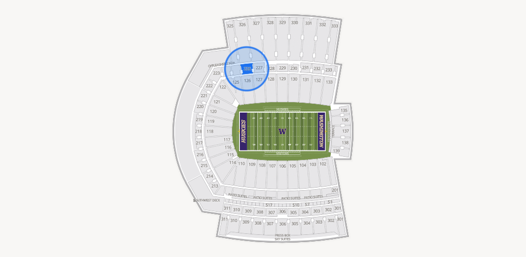 Husky Stadium Seating Chart