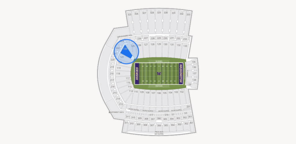 Husky Stadium Seating Chart