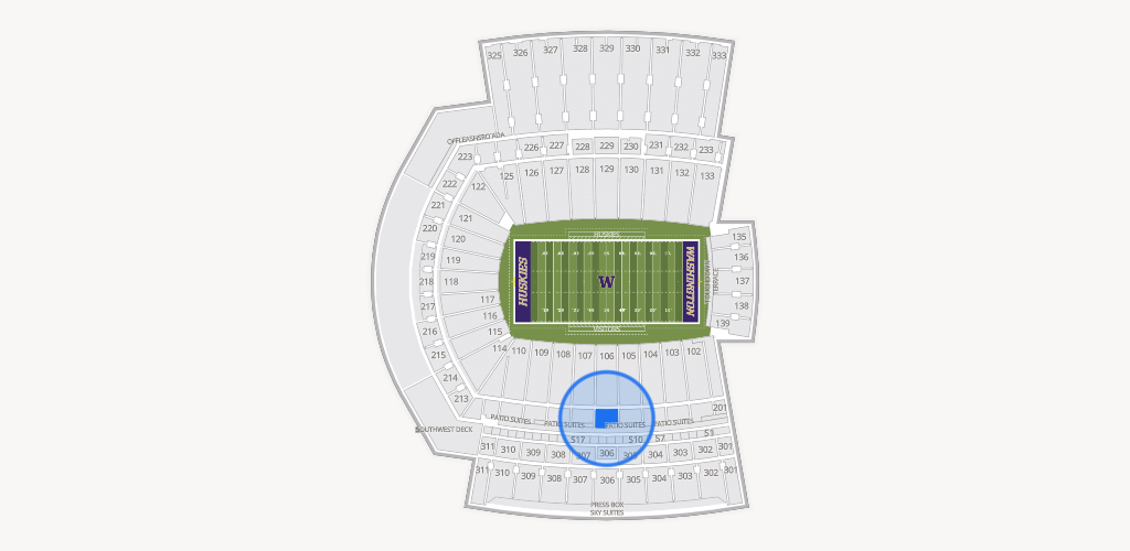 Husky Stadium Seating Chart