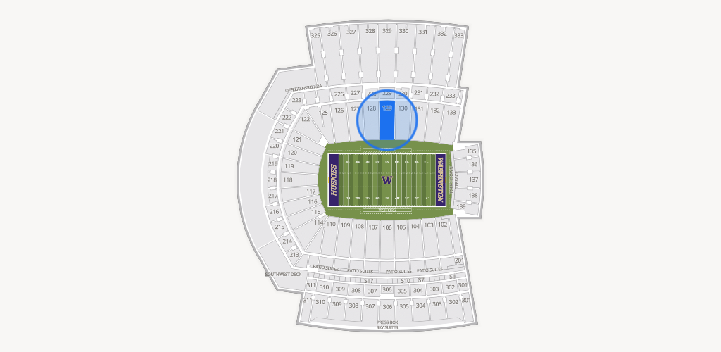 Husky Stadium Seating Chart