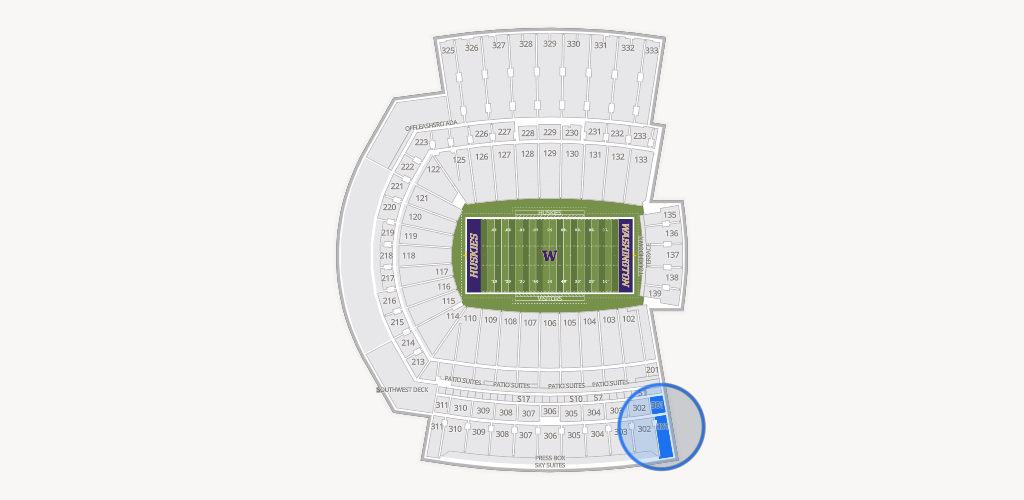 Husky Stadium Seating Chart