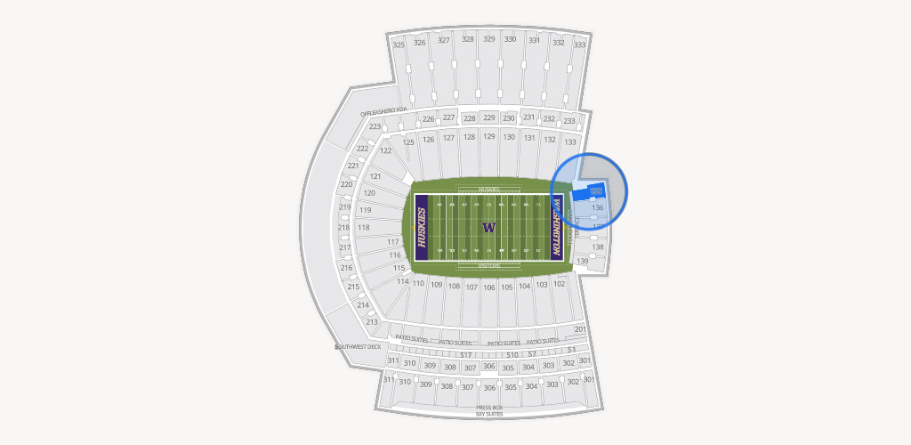 Husky Stadium Seating Chart