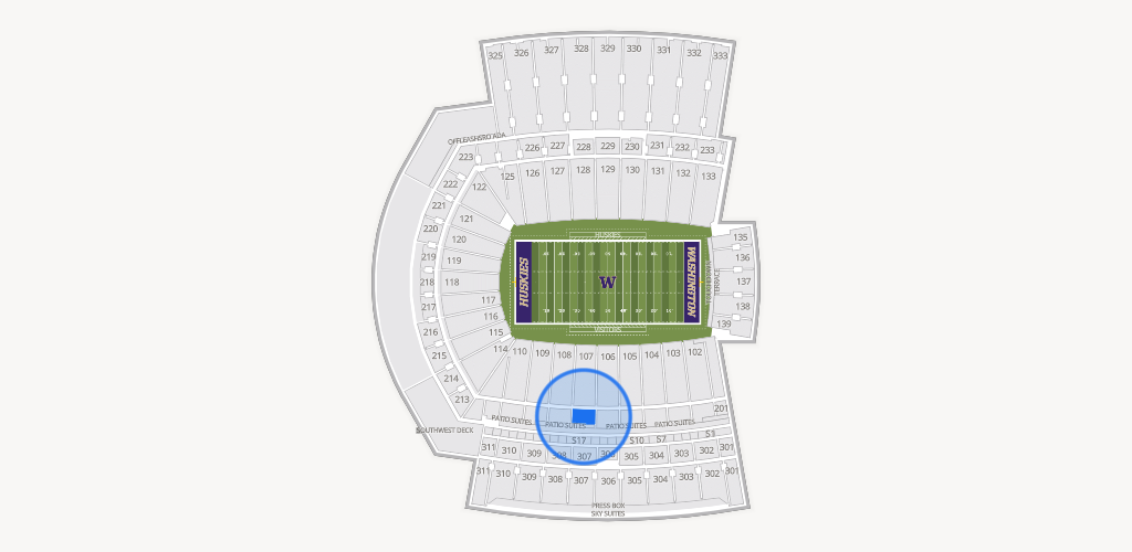Husky Stadium Seating Chart