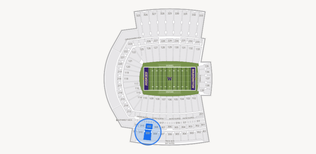 Husky Stadium Seating Chart