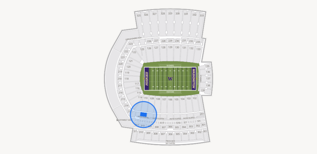 Husky Stadium Seating Chart