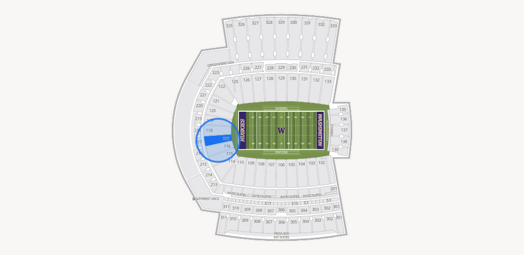 Husky Stadium Seating Chart