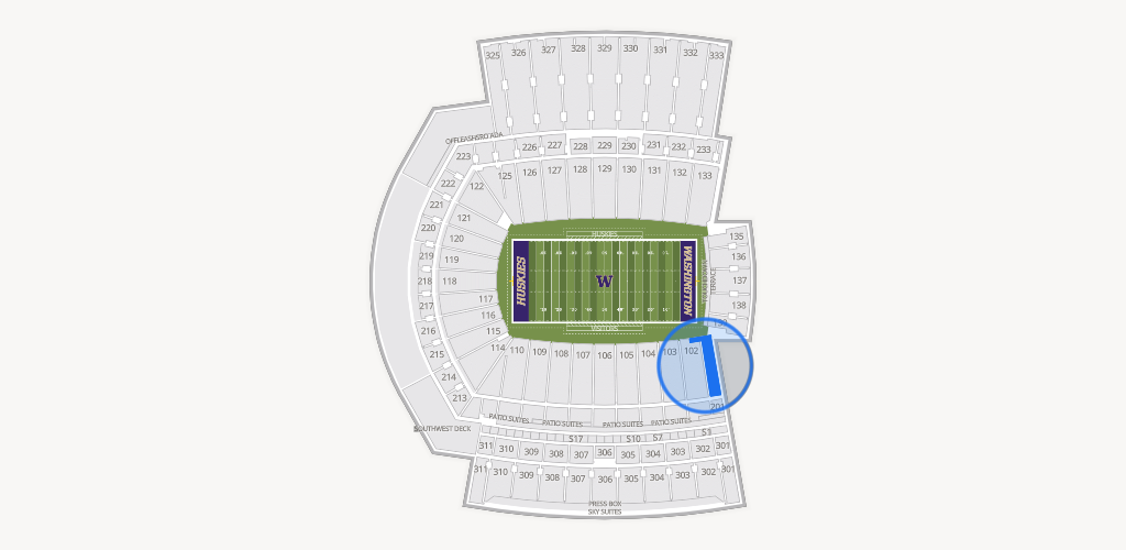 Husky Stadium Seating Chart