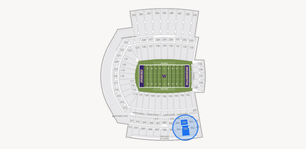 Husky Stadium Seating Chart