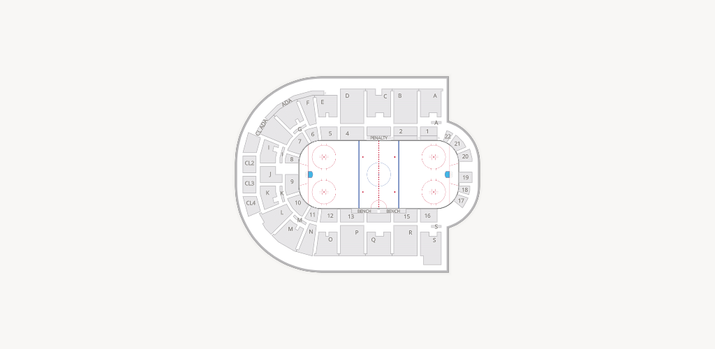 Ice Arena at The Monument Seating Chart