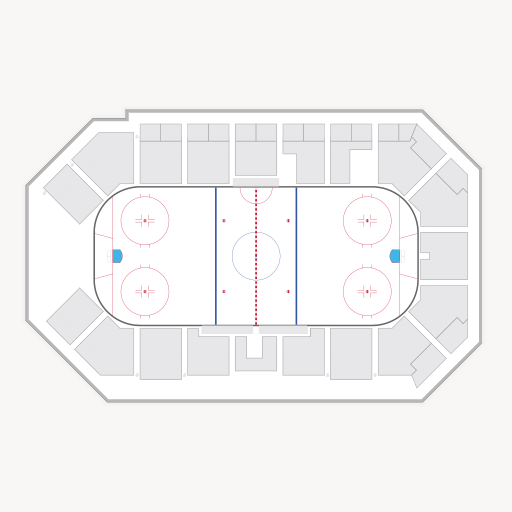 ImOn Arena - Dubuque seating chart