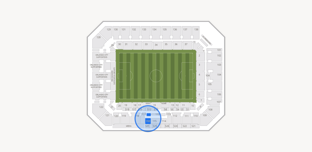 Inter&Co Stadium Seating Chart