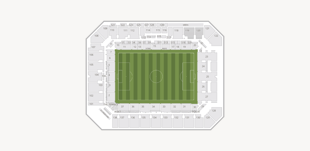 Inter&Co Stadium Seating Chart