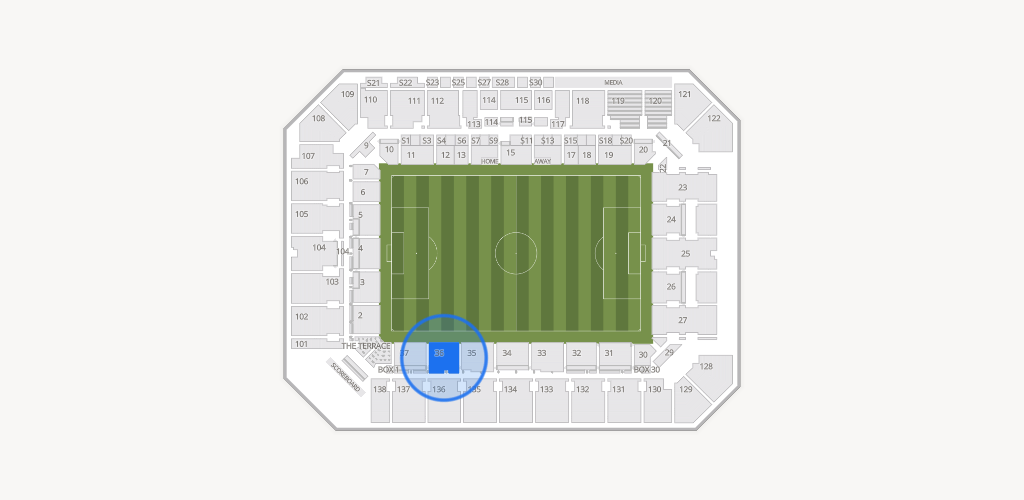 Inter&Co Stadium Seating Chart